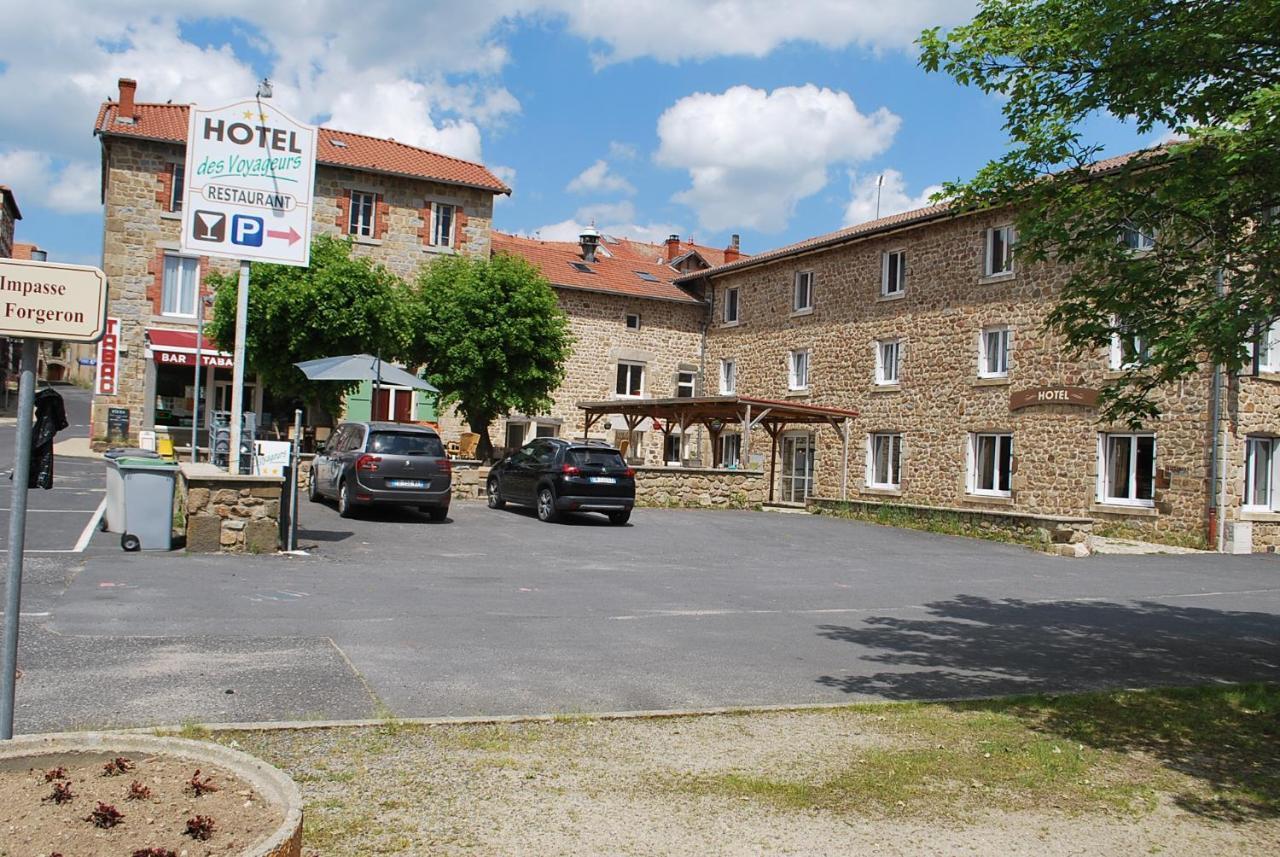 Hotel Des Voyageurs Bellevue-la-Montagne Exterior foto